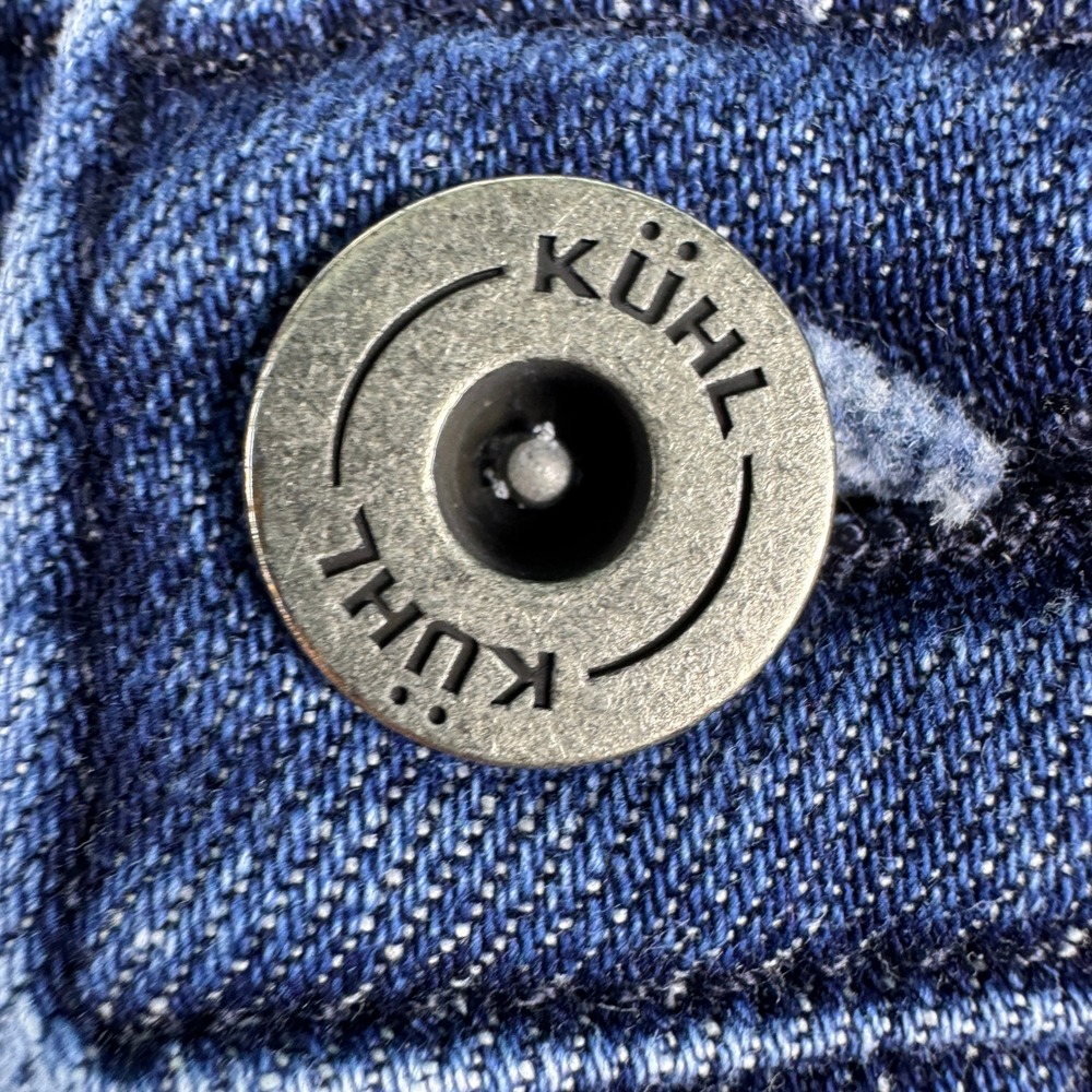 Kuhl Womens Straight Leg Jeans Dark Indigo Blue Denim Outdoor Pants Size 2 - Picture 9 of 15